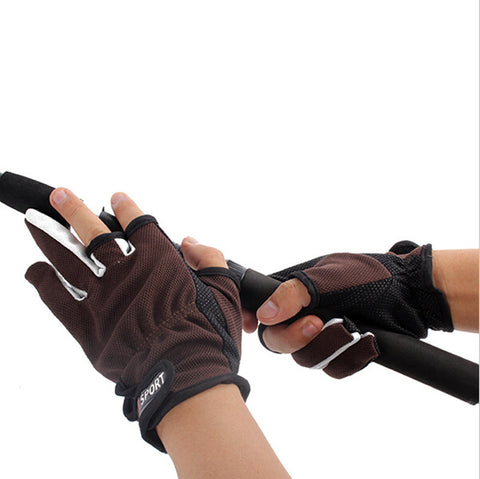 Skidproof Fishing Gloves Anti Slip Fishing Rod Tackle Gloves - outspace