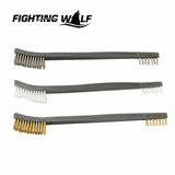 3X Brush Double-end Gun Cleaning Rifle Cleaner - outspace