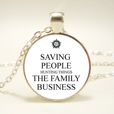 Supernatural Logo Pendant Necklace - outspace