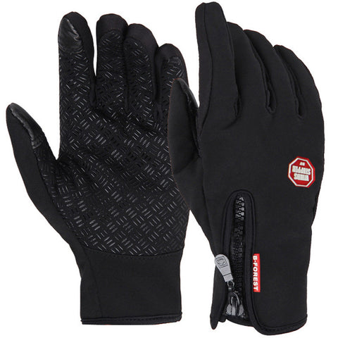 Fishing Windproof Outdoor Sports Skiing Touch Screen Glove Cycling Cold-Proof Gloves - outspace