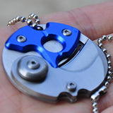EDC Portable Key Fold Knife Gift Hunting Survival Key chain - outspace