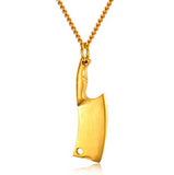 Punk Hunting Knife Pendant Necklace For Men - outspace