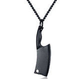 Punk Hunting Knife Pendant Necklace For Men - outspace