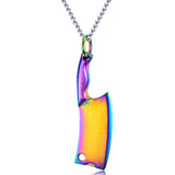 Punk Hunting Knife Pendant Necklace For Men - outspace