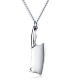 Punk Hunting Knife Pendant Necklace For Men - outspace