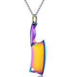 Punk Hunting Knife Pendant Necklace For Men - outspace