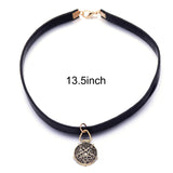 1 Bag & 1 Card The Witcher 3 Wild Hunt Medallion Choker - outspace